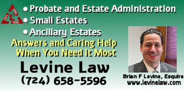 Law Levine, LLC - Estate Attorney in Franklin PA for Probate and Estate Administration including small estates and ancillary estates